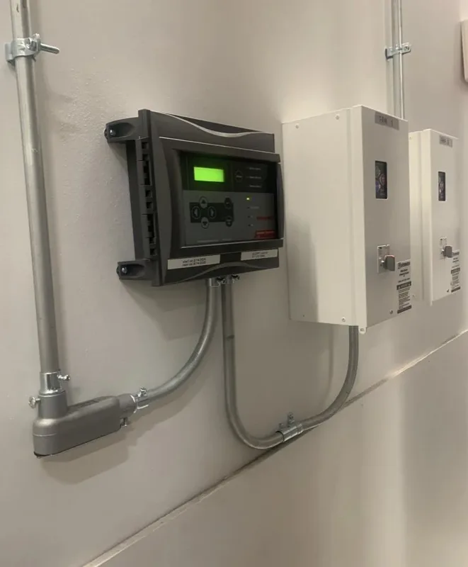 Generator transfer switch wiring